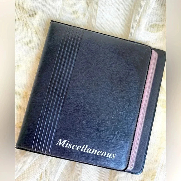 Leather Business Card Holder ID Credit Cards Case Organizer - Picture 4 of 4